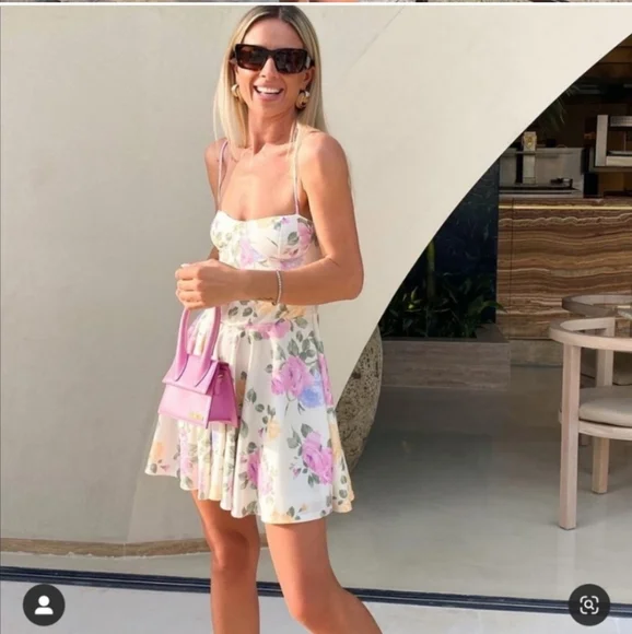 NWT ZARA *  Floral Corset Bustier Dress - Picture 8 of 12